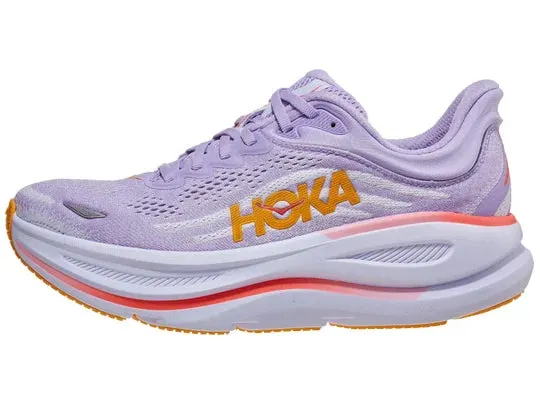 Midfoot Cage Support Hoka | Bondi 9 | Women's | Aster Flower/Starlight Glow