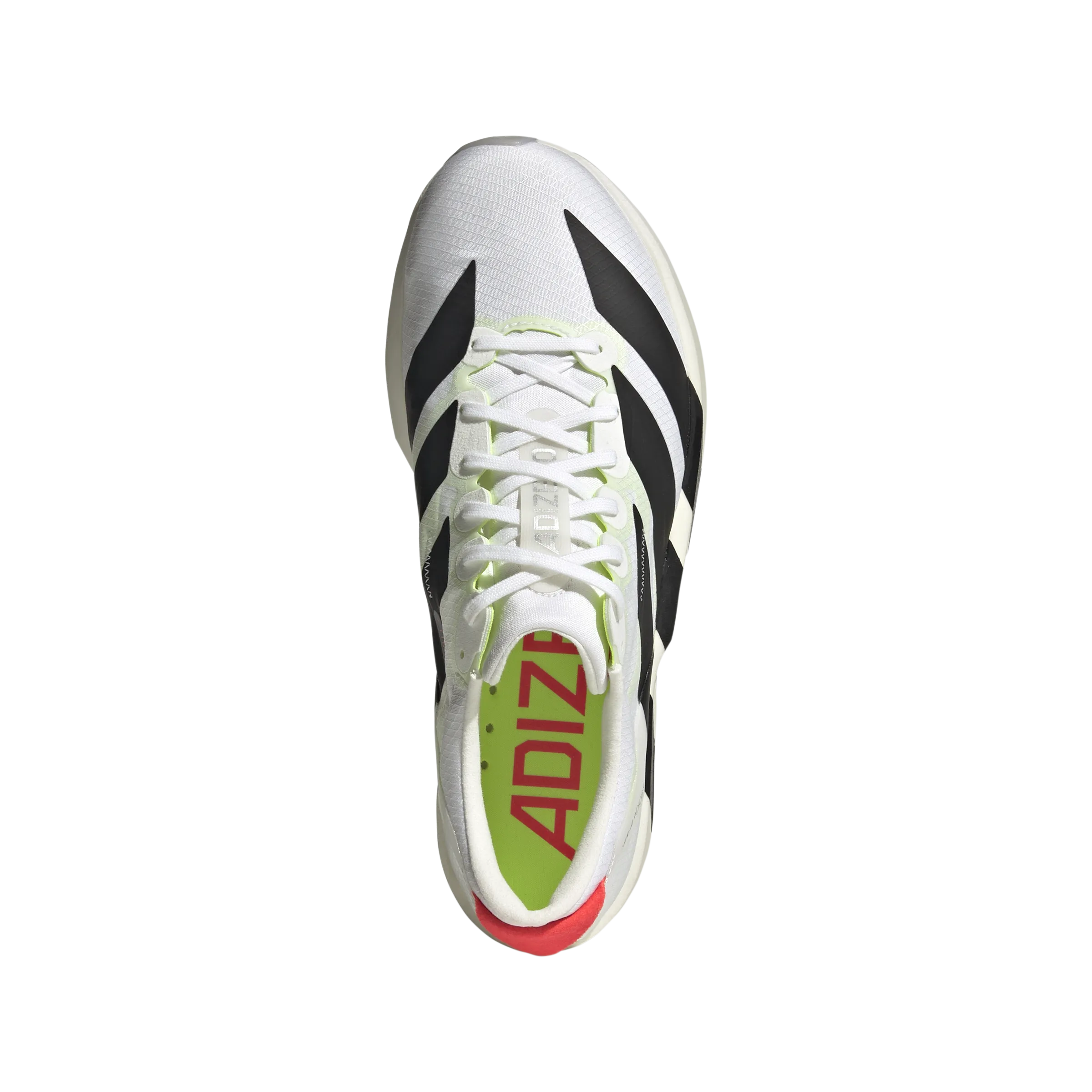 Adidas?Adizero Adios 9 (Womens) - White/FtwrWhite/Core Black/Lucid Red college - team - themed running shoes Molded EVA