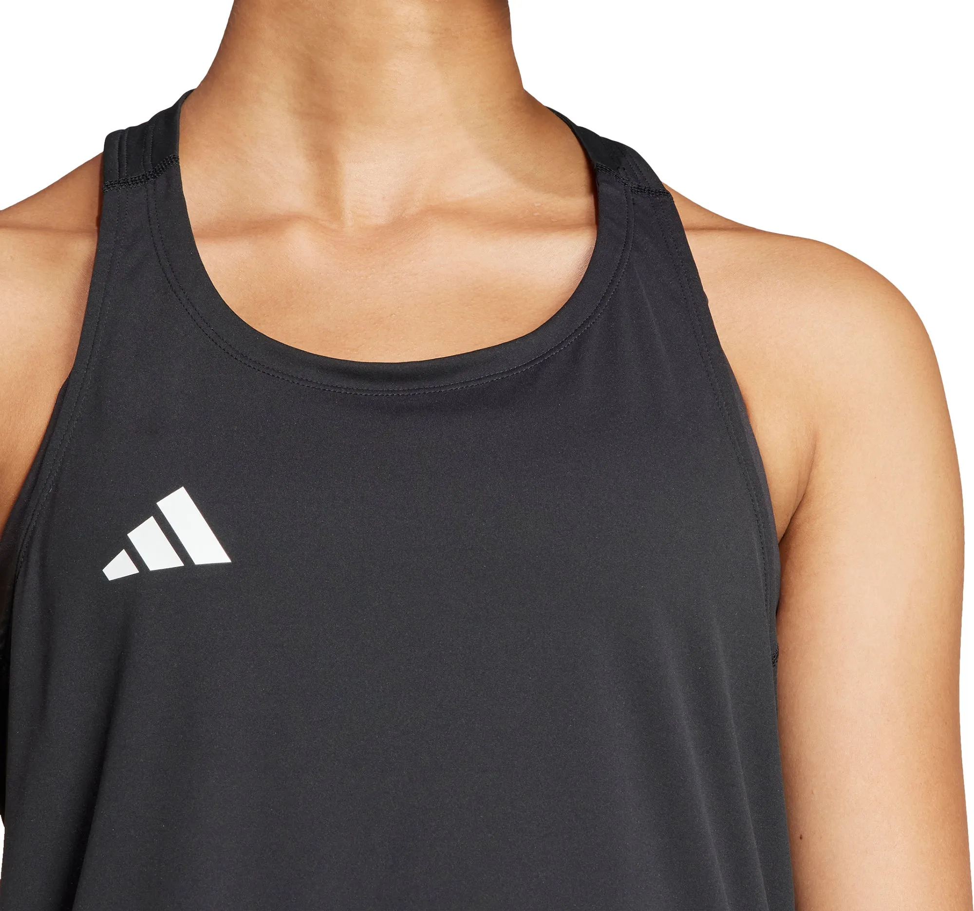 adidas Adizero Essentials Womens Running Vest Tank Top - Black high - pressure environment Next - generation
