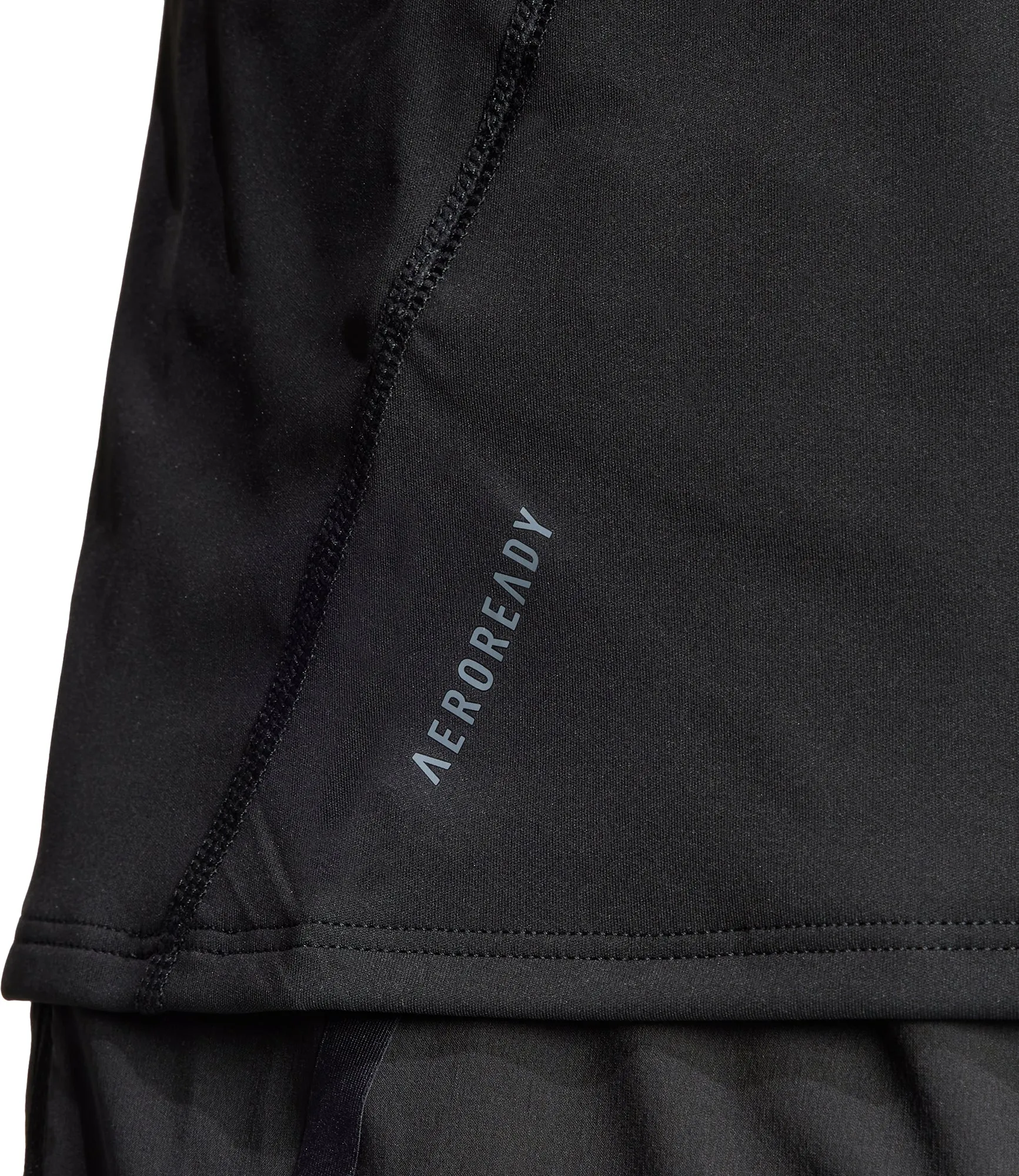 Drop Shoulder adidas Adizero Essentials Womens Running Vest Tank Top - Black