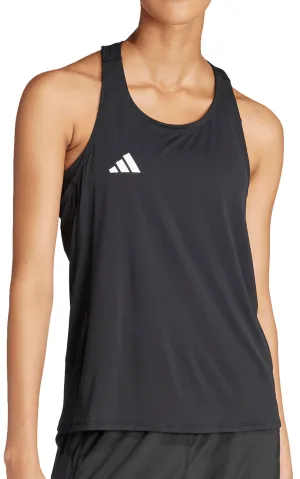 adidas Adizero Essentials Womens Running Vest Tank Top - Black Stay Cool short term storage