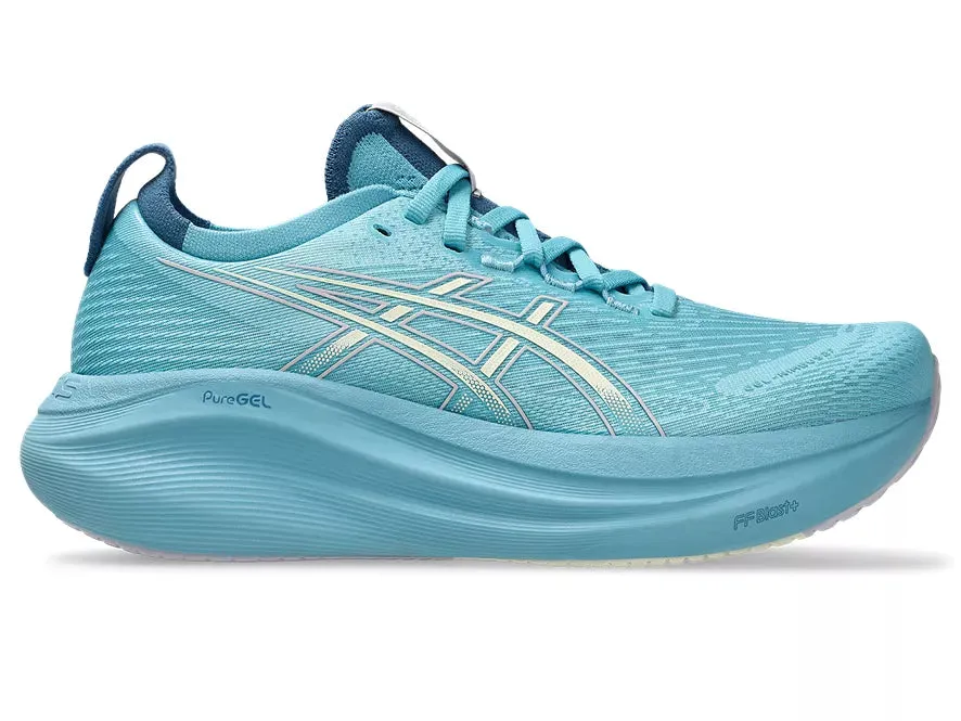 strength - training shoes water - resistant running option Asics | Gel-Nimbus 27 | Women's | Stillwater/Cream
