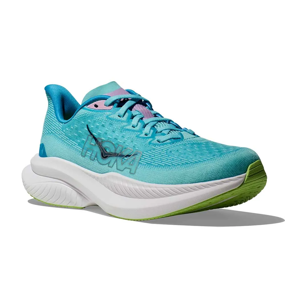 running in the heat shoes Women's Mach 6 Running Shoe - Cloudless/Waterpark - Regular (B)