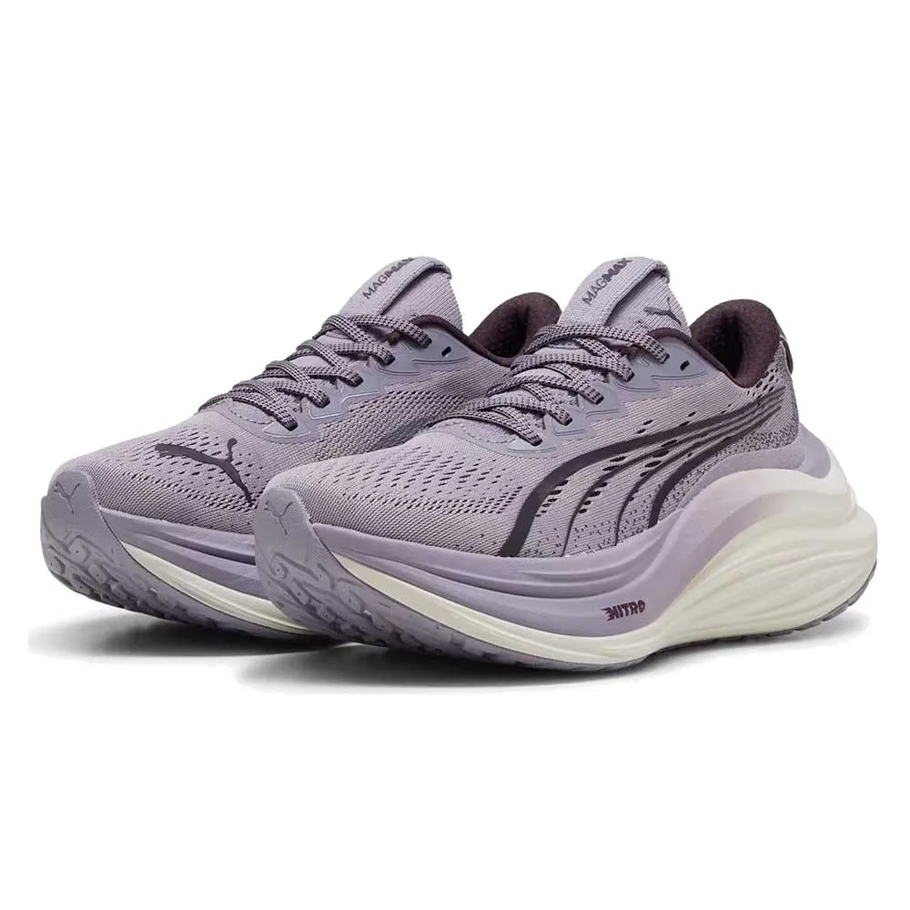 banked track running option Women's MagMax Nitro Running Shoe - Pale Plum-Midnight Plum - Regular (B)