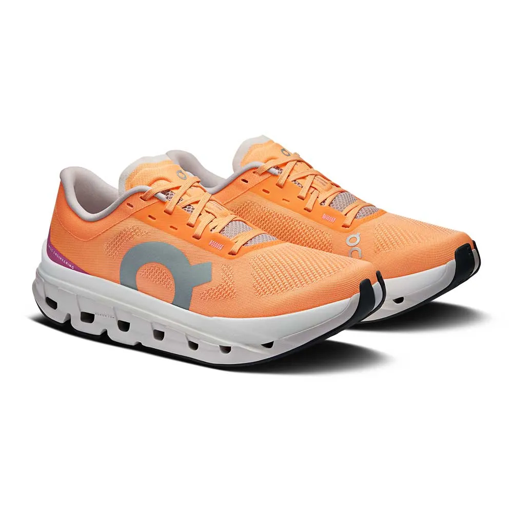 Women's Cloudflow 5 Running Shoe - Tangerine/Silver - Regular (B) coastal shoes Pace Training