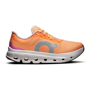 Women's Cloudflow 5 Running Shoe - Tangerine/Silver - Regular (B) Seamless Interior Ultra Breathable Knit Fabric