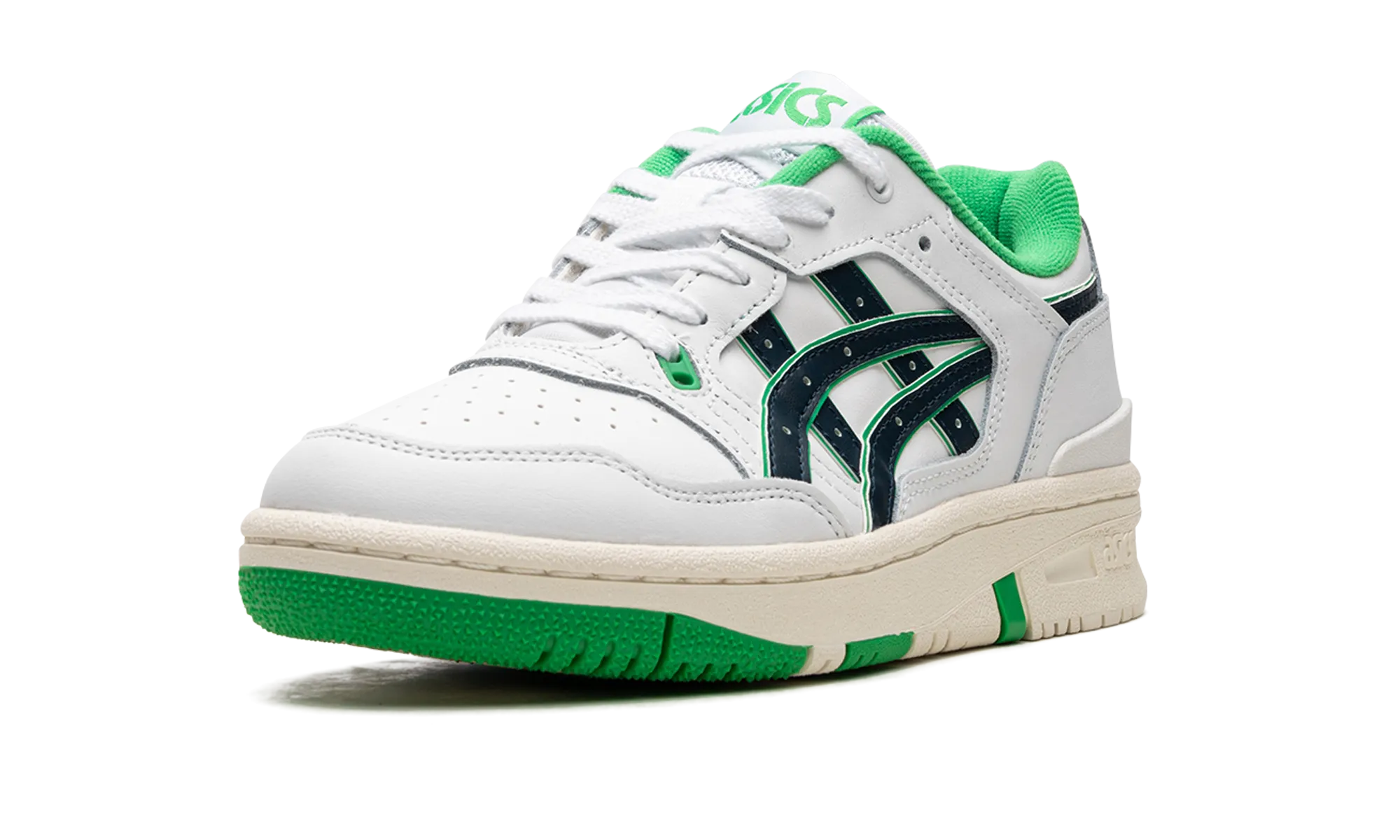 EX89 "White / French Blue / Green" Rubber   sole