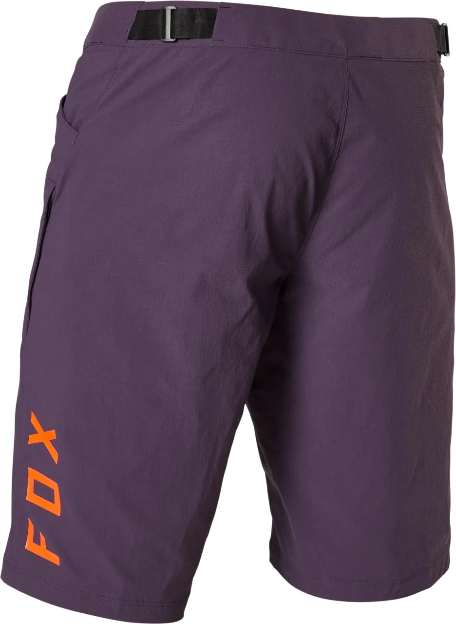 Fox Ranger Womens Cycling Shorts - Purple Static Free Finish Classic Fit