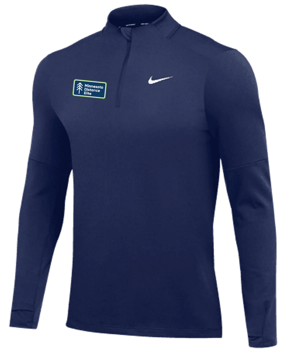 TagFreeDesign AntiPilling Fabric Women's Minnesota Distance Elite Element DRI-Fit Half Zip (Navy)