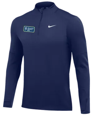 TagFreeDesign AntiPilling Fabric Women's Minnesota Distance Elite Element DRI-Fit Half Zip (Navy)