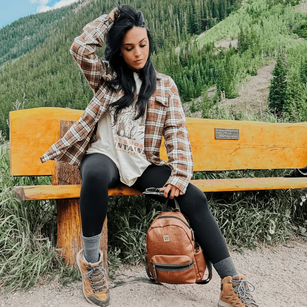 Smoky Mountains National Park Tee Zip Up Flexible Fit Design