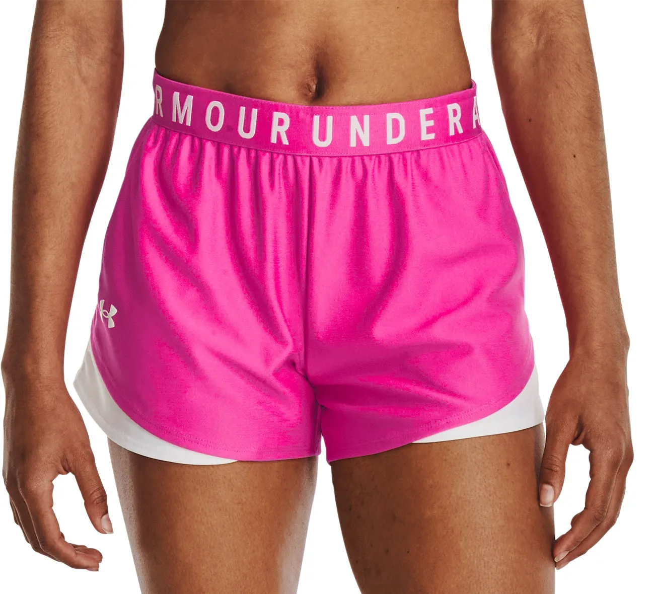 Under Armour Play Up 3.0 Womens Running Shorts - Pink Comfy Active Wear