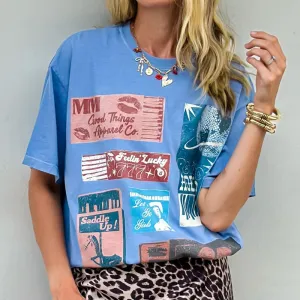 Vintage Matchboxes Tee Timeless Top Versatile Look