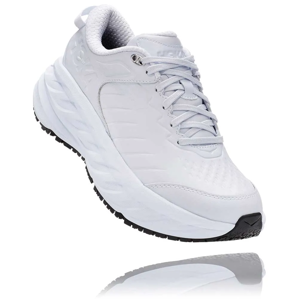 Women's Bondi SR Walking Shoe - White - Regular (B) BreathableLining trail - runner