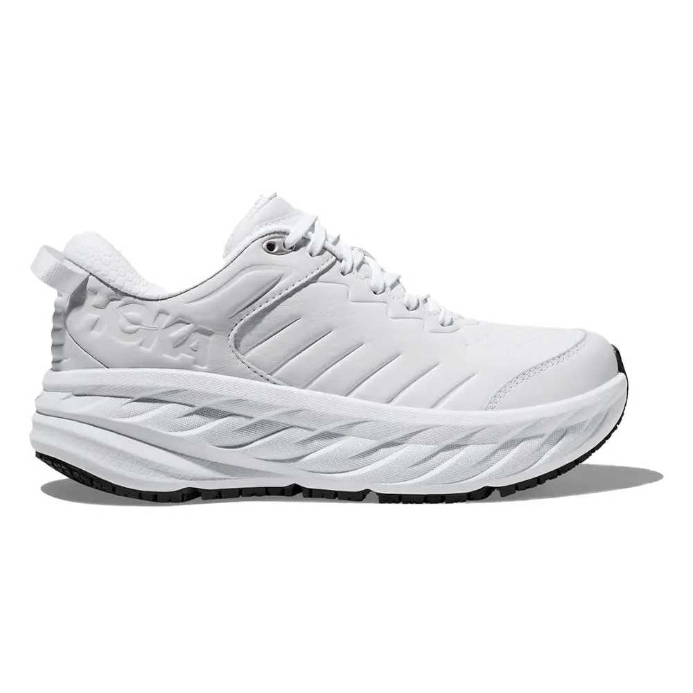 Women's Bondi SR Walking Shoe - White - Regular (B) Lateral Stabilizer Bridge