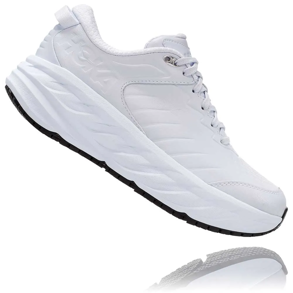 Women's Bondi SR Walking Shoe - White - Regular (B) Youth model leg strength