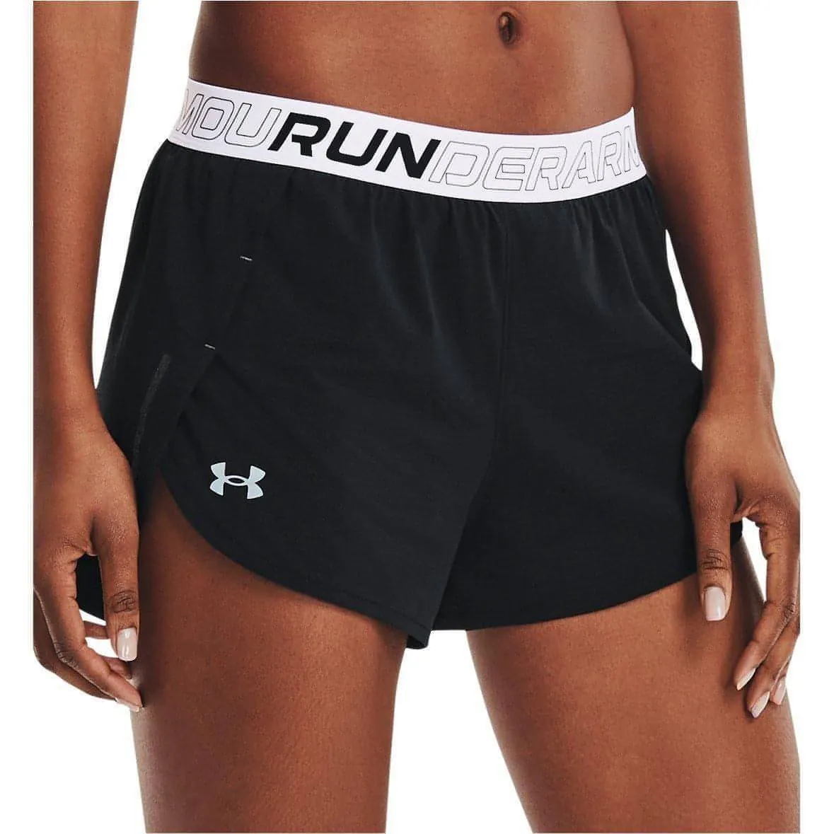 Soft Finish ReinforcedStressPoints Under Armour Draft Womens Running Shorts - Black