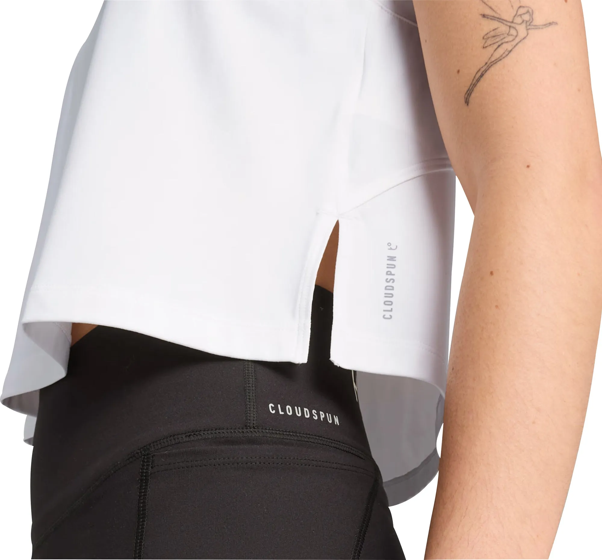 Easy Care Wash Fabric Puma X HYROX Cloudspun Womens Training Vest Tank Top - White