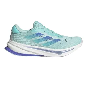 Progressive Rocker Design Adidas Supernova Rise (Womens) - Semi Flash Aqua/Cobalt Blue/Blue Spark Met