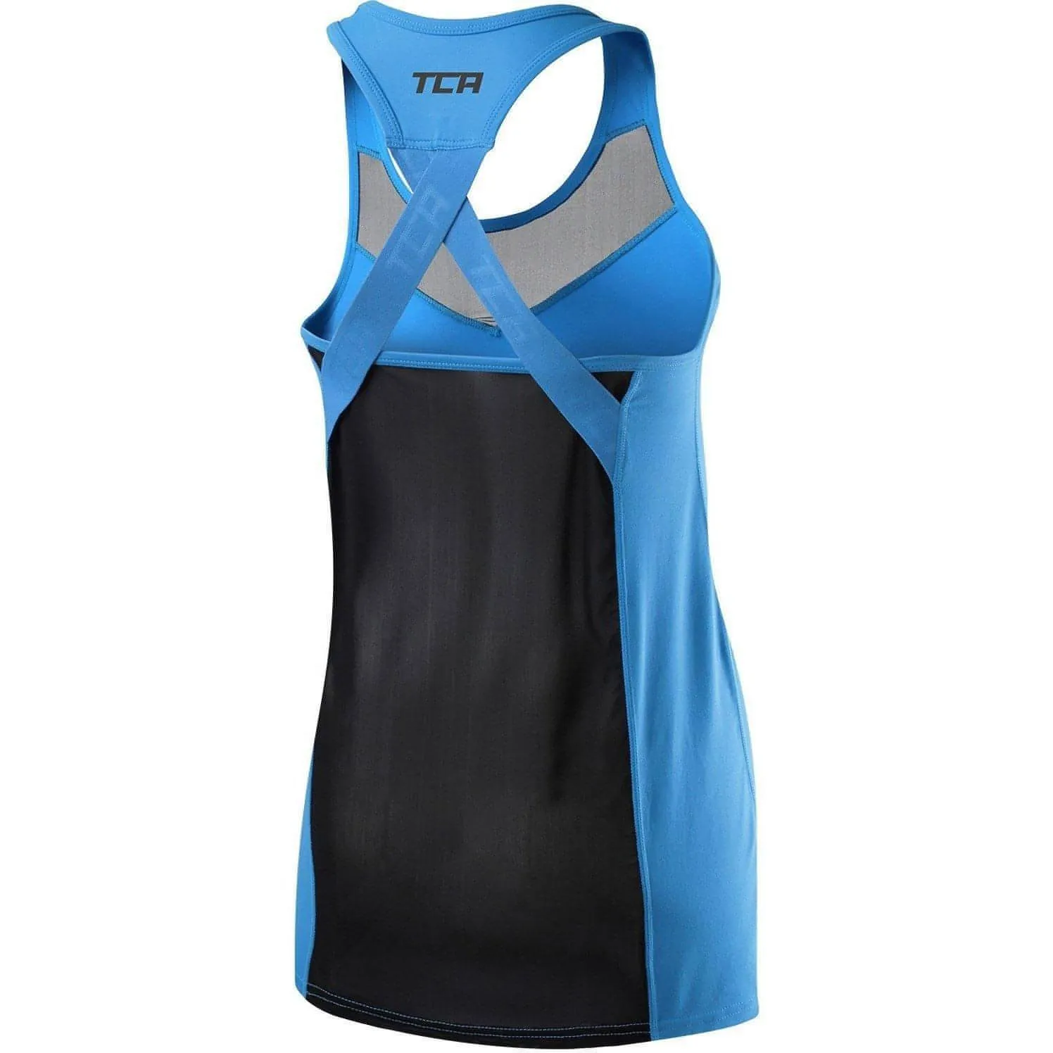 Moisture Management System TCA MeshLuxe Womens Running Vest - Blue