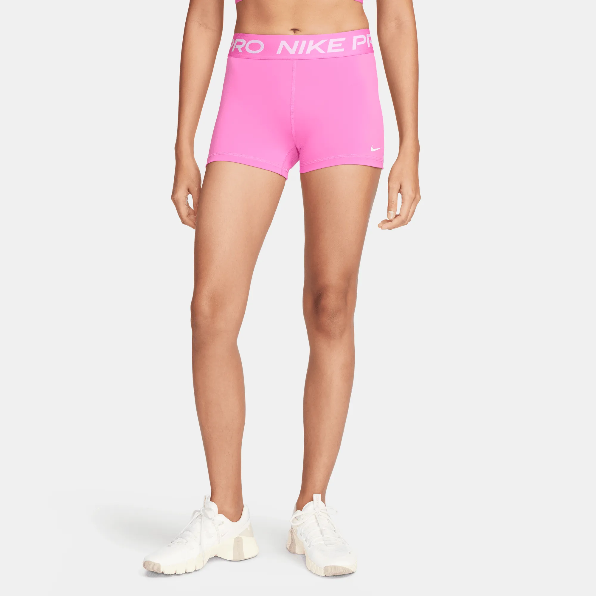 Women's Pro 3" Shorts (675 - Playful Pink/White) Easy Outfit