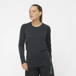 CompressiveFitFabric Women??s Sense Over Season Long Sleeve (Deep Black)