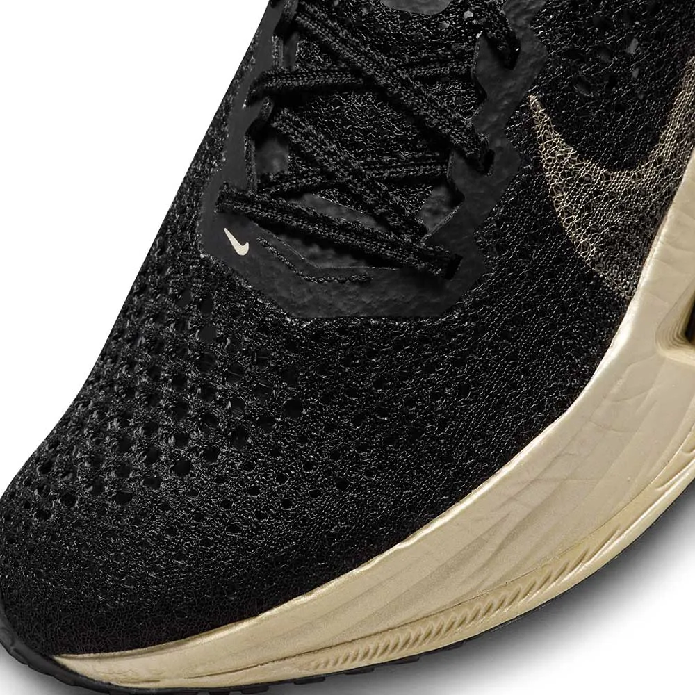 afternoon running shoe time Women's Nike ZoomX Vaporfly Next% 3 Running Shoe - Black/Mtlc Gold Grain/Black Oatmeal - Regular (B)