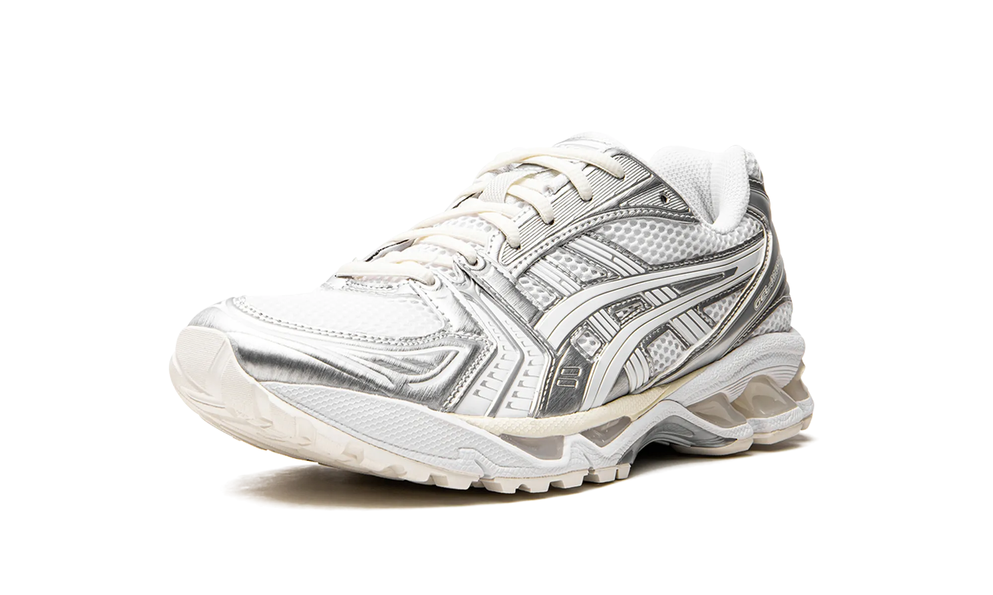 Comfortable Forefoot Fresh Looks GEL-Kayano 14 "JJJJound - Silver/White"