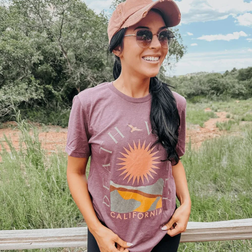 Striped modernity Relaxed Comfort Look Death Valley Tee