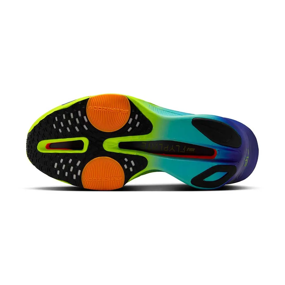 Flexible Toe Box Design Women's Alphafly Next% 3 Running Shoe - Volt/Dusty Cactus/Orange/Concord - Regular (B)