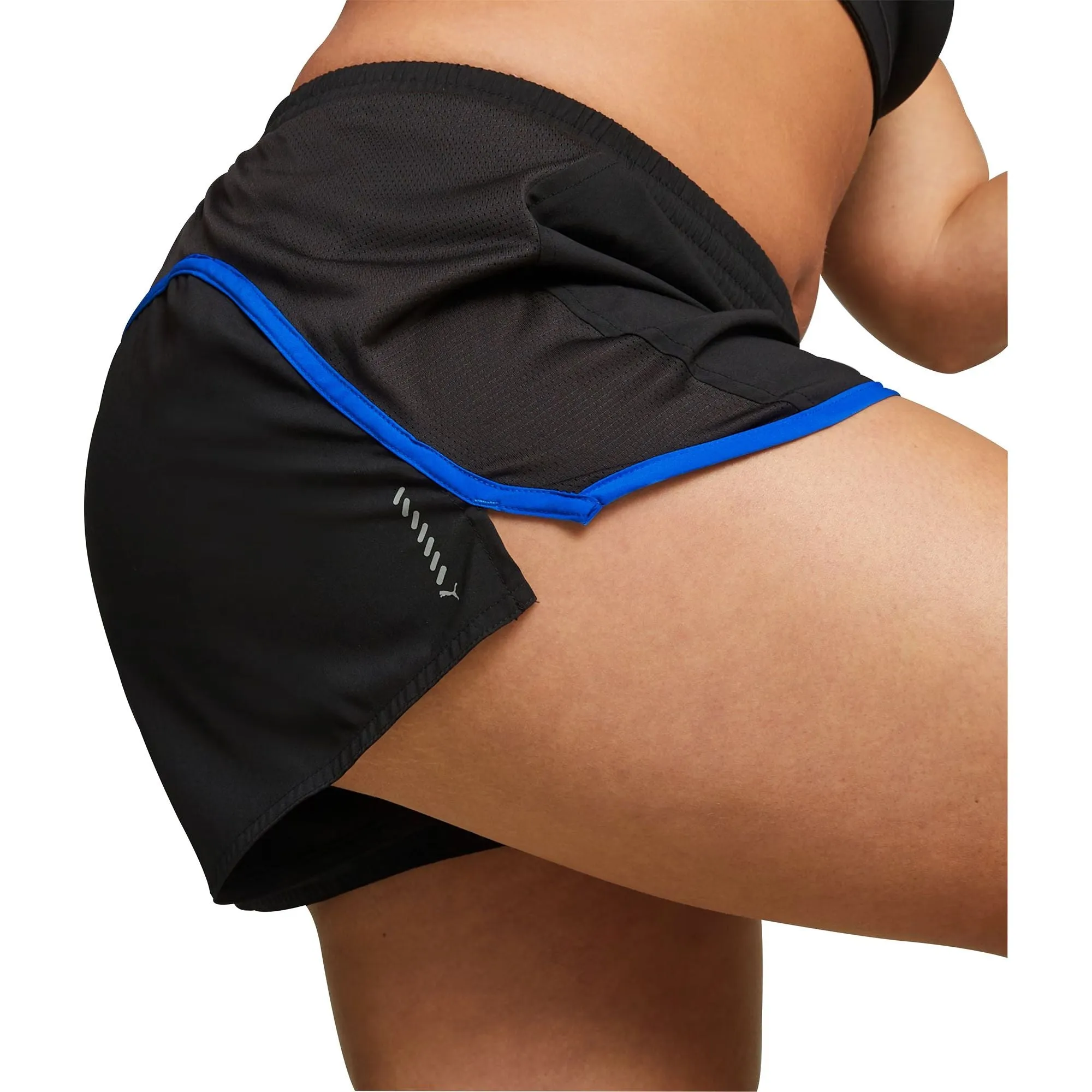 men's fashion Puma Favourite Velocity 3 Inch Womens Running Shorts - Black