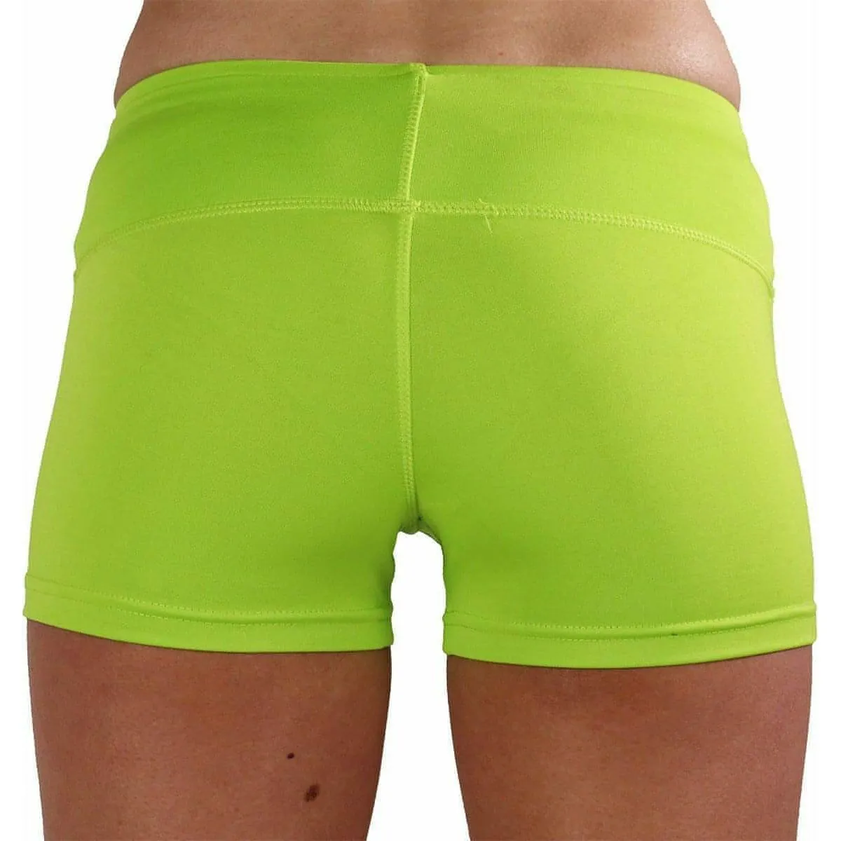 More Mile More-Tech 3 Inch Womens Running Shorts - Green Light Flex Wear