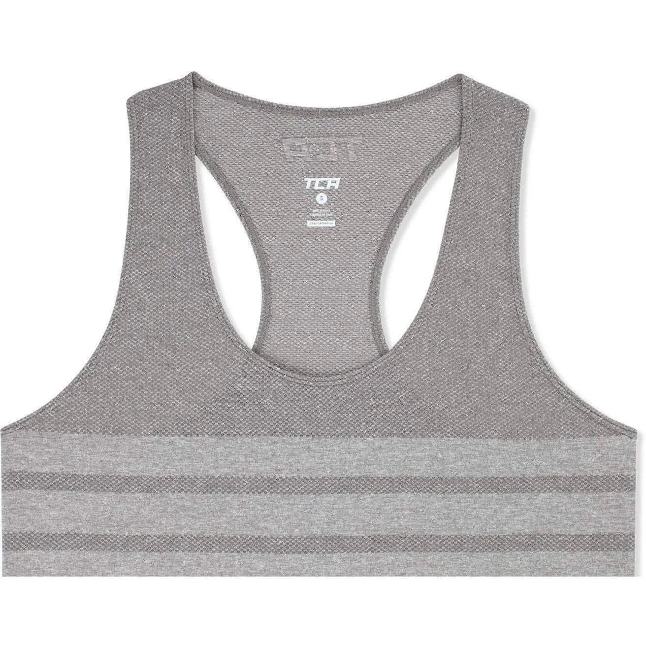 TCA QuickDry SuperKnit Womens Running Vest Tank Top - Grey Versatile Styling Options