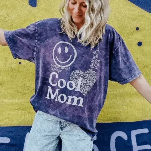 She's A Cool Mom Vintage Tee Everyday Layer Colorfast Dye