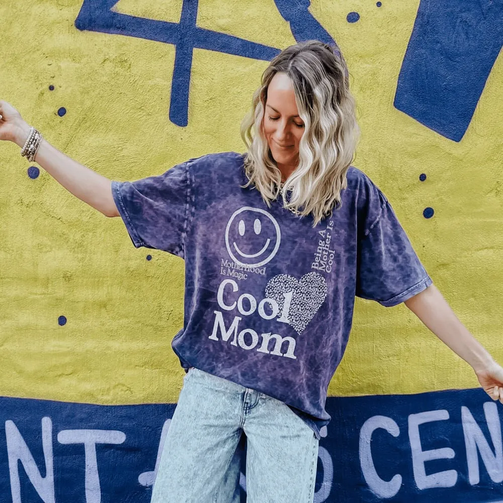 Quick Fit Comfort Easy to Style She's A Cool Mom Vintage Tee