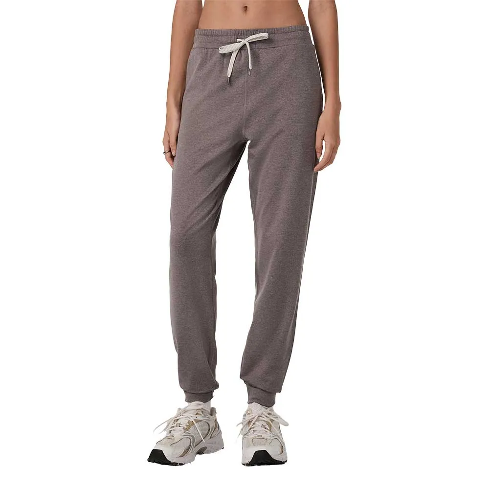 Women's Performance Jogger Long - Huckleberry Heather Flatlock Seam Construction