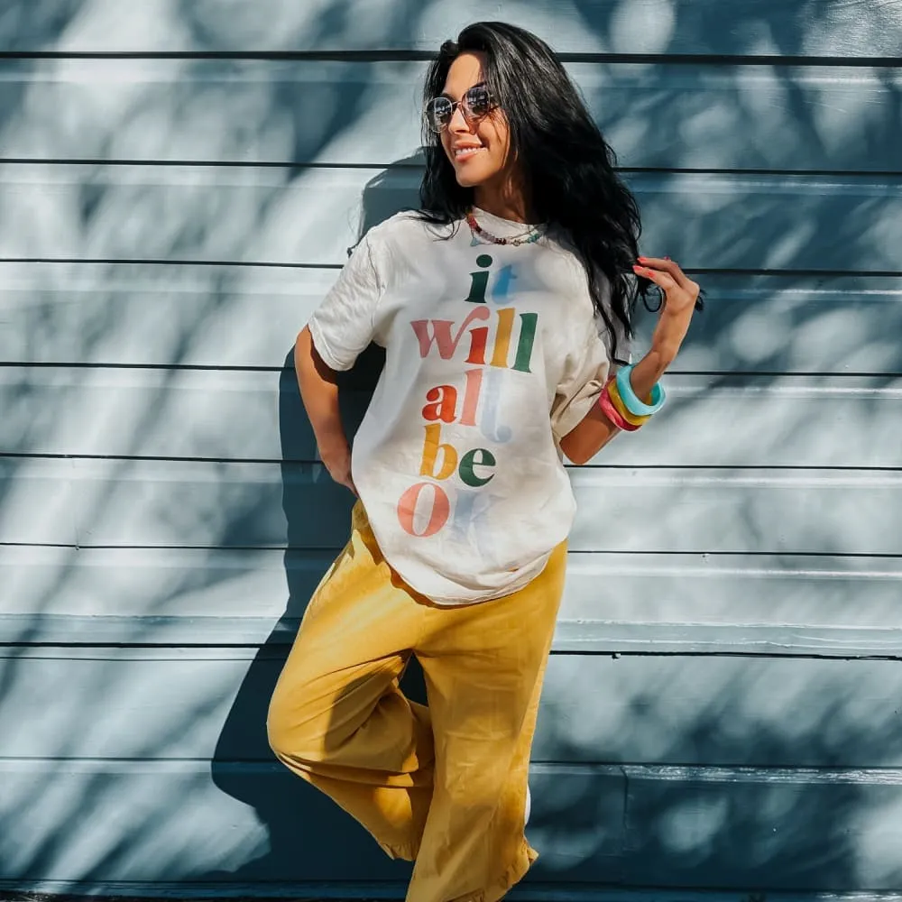 Active Wear It Will All Be Ok Tee
