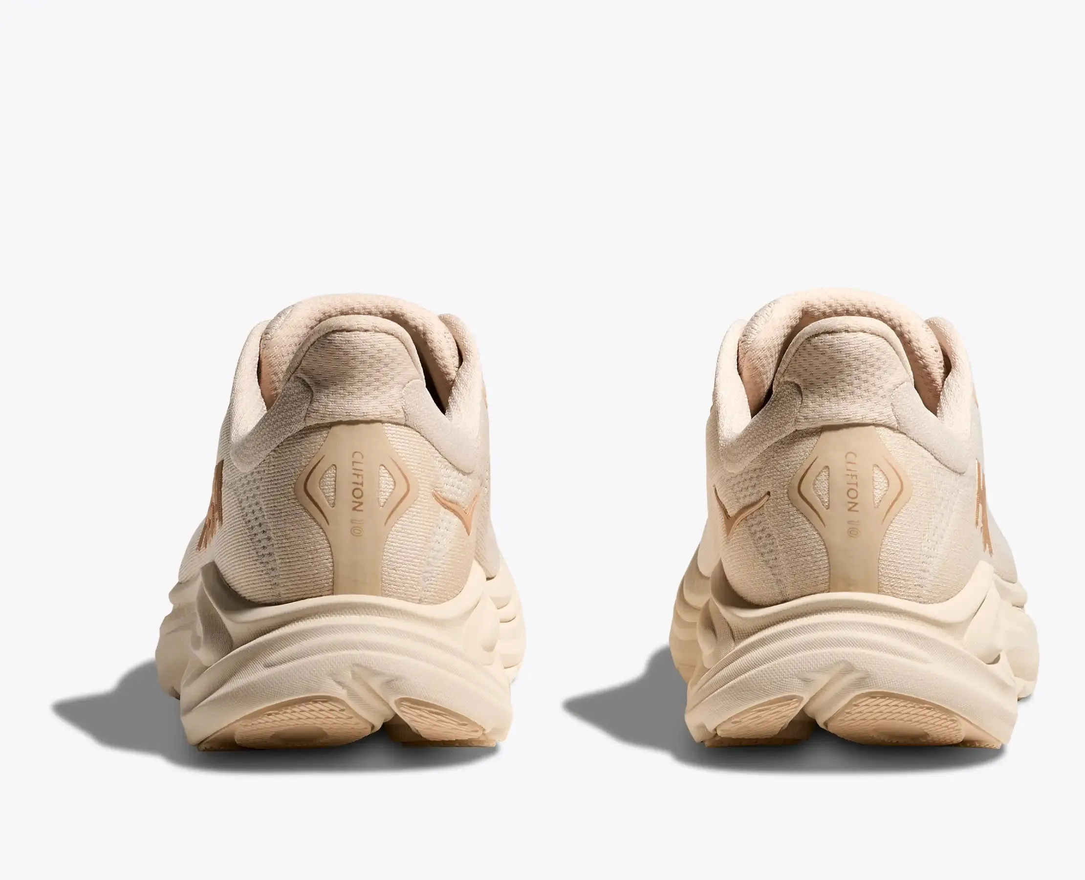 Women's Clifton 10 Running Shoes Vanilla / Birch Cushion Layer