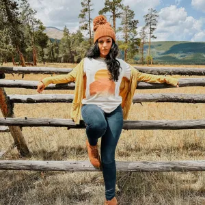 Unisex versatility Sunrise Arch Tee