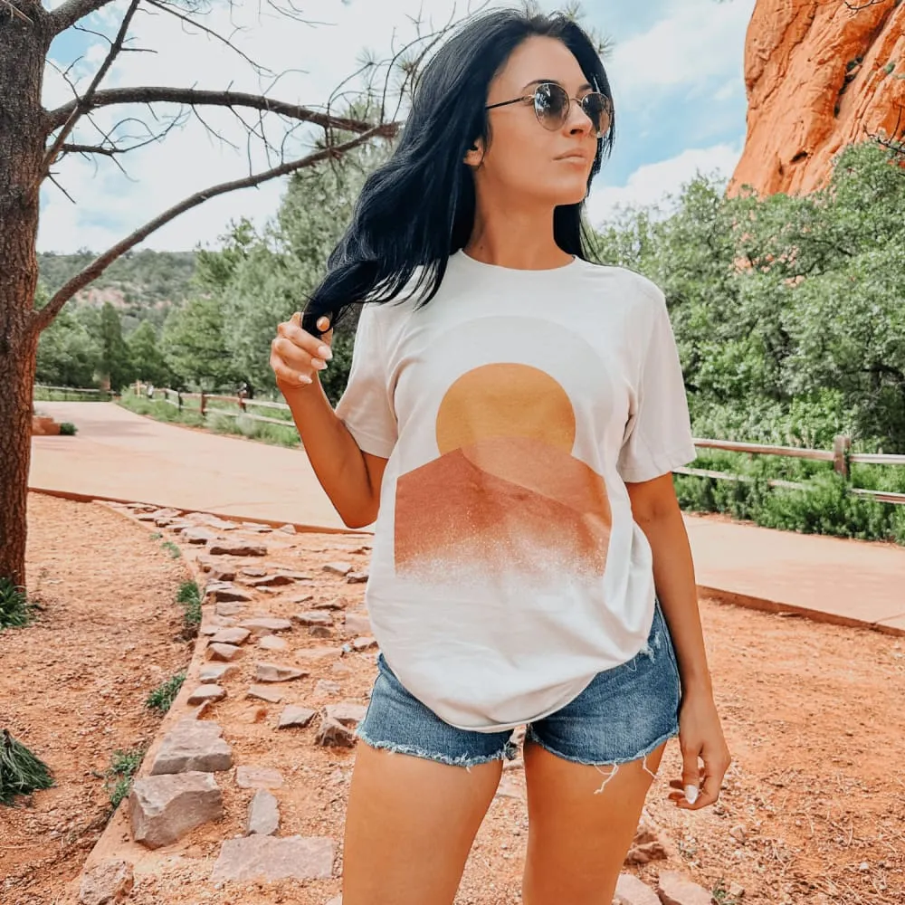 Stylish Sunrise Arch Tee