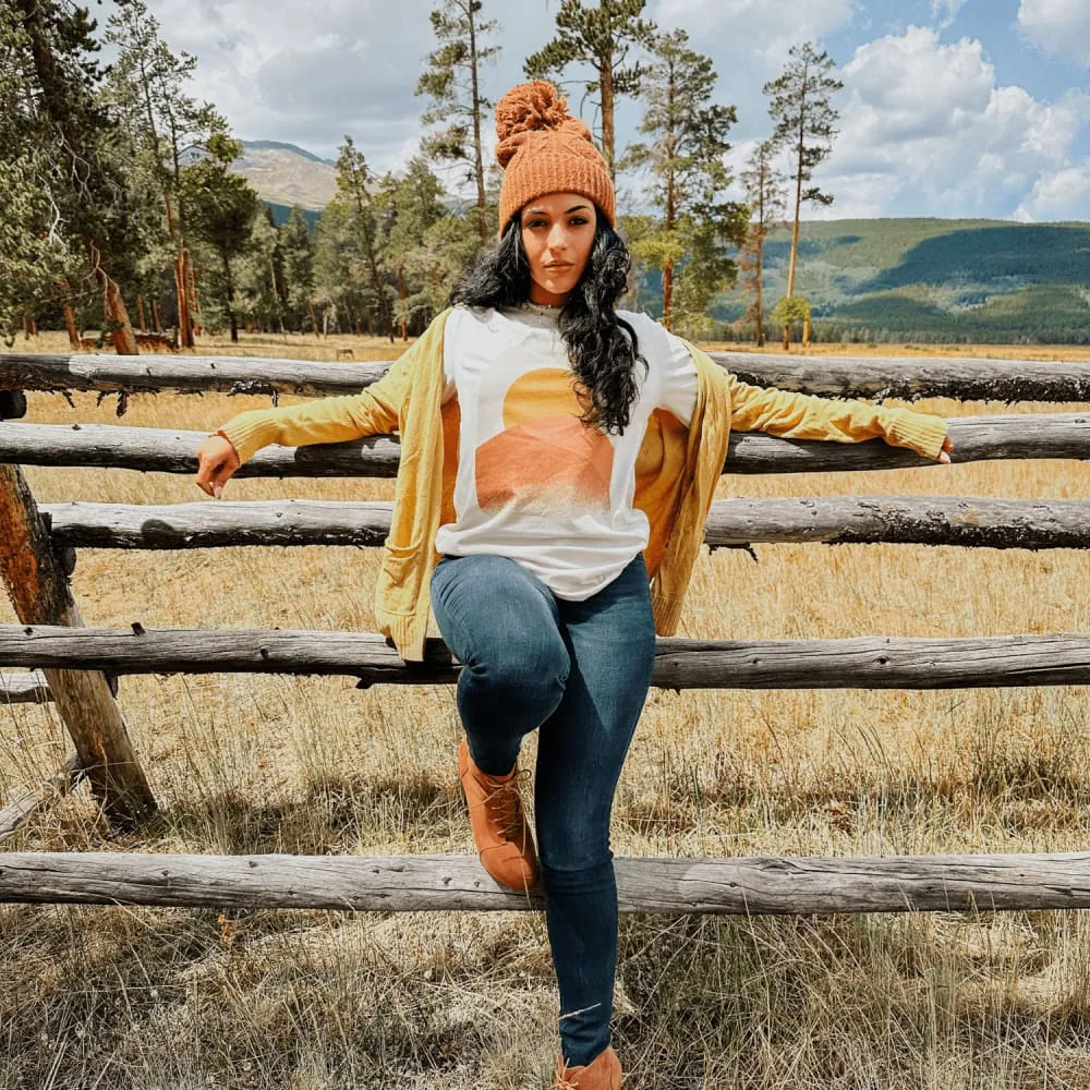 Unisex versatility Sunrise Arch Tee