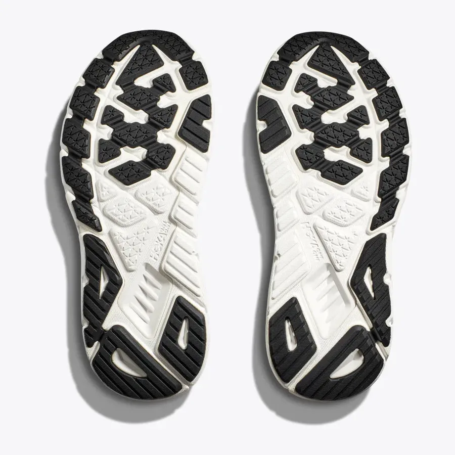 Turbulent Flow Vents muscle relaxation Hoka Women's Arahi 7 Running Shoes Black / White
