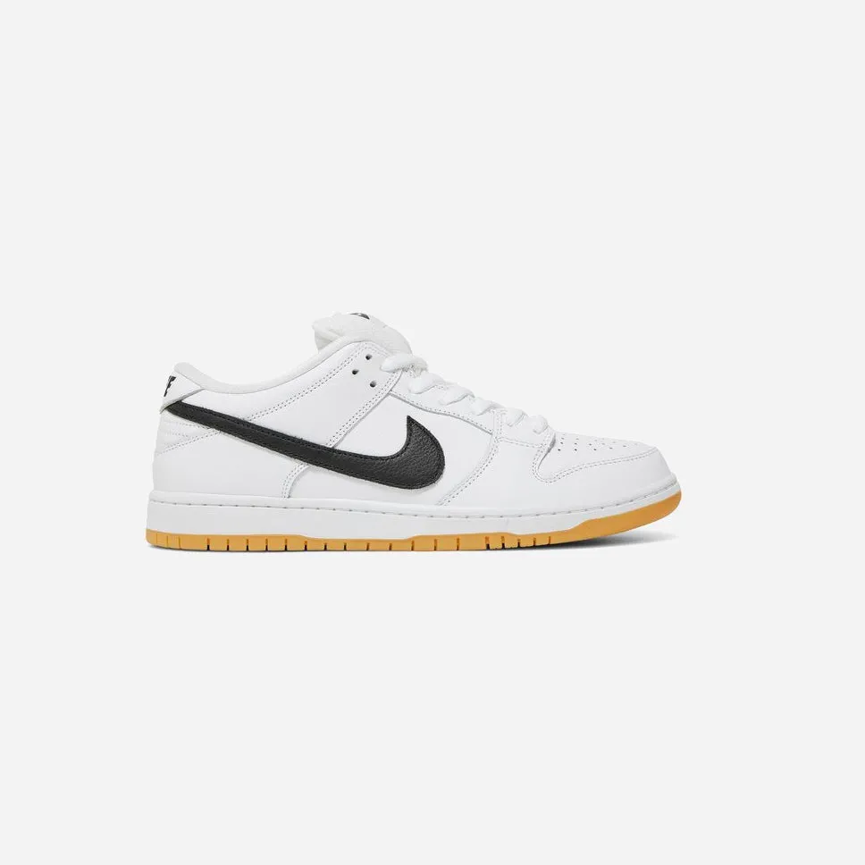 Nike SB Dunk Low Pro White Gum Dynamic Support System Soft Footbed Mold