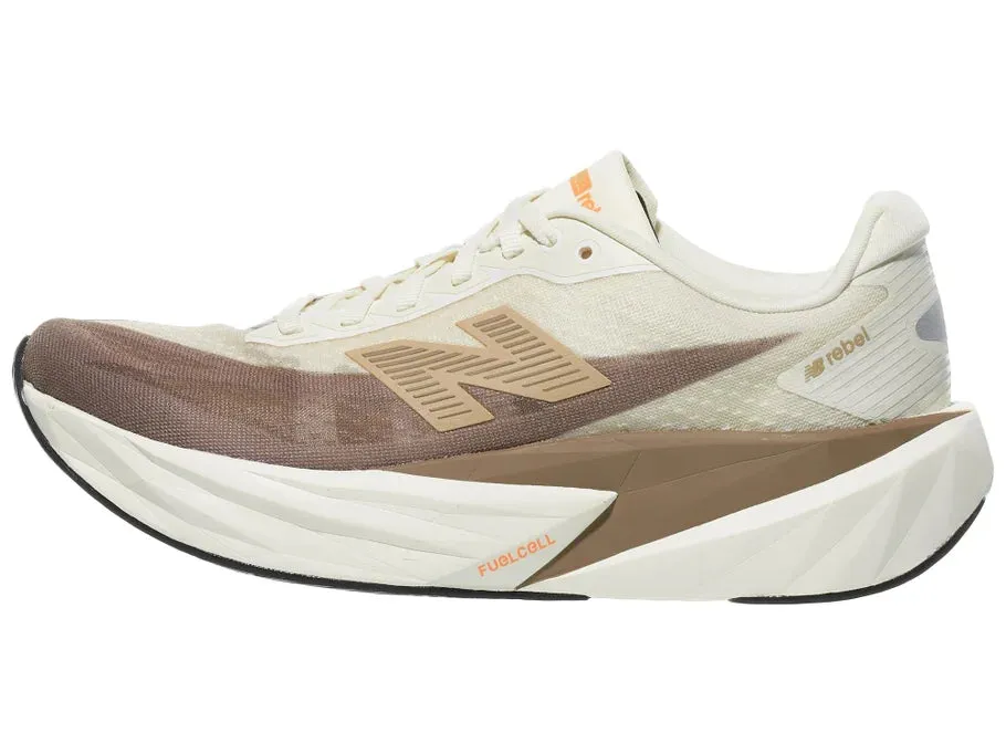 Supportive Cage New Balance | FuelCell Rebel v5 | Women's | Angora/Earth Shadow/Sea Salt
