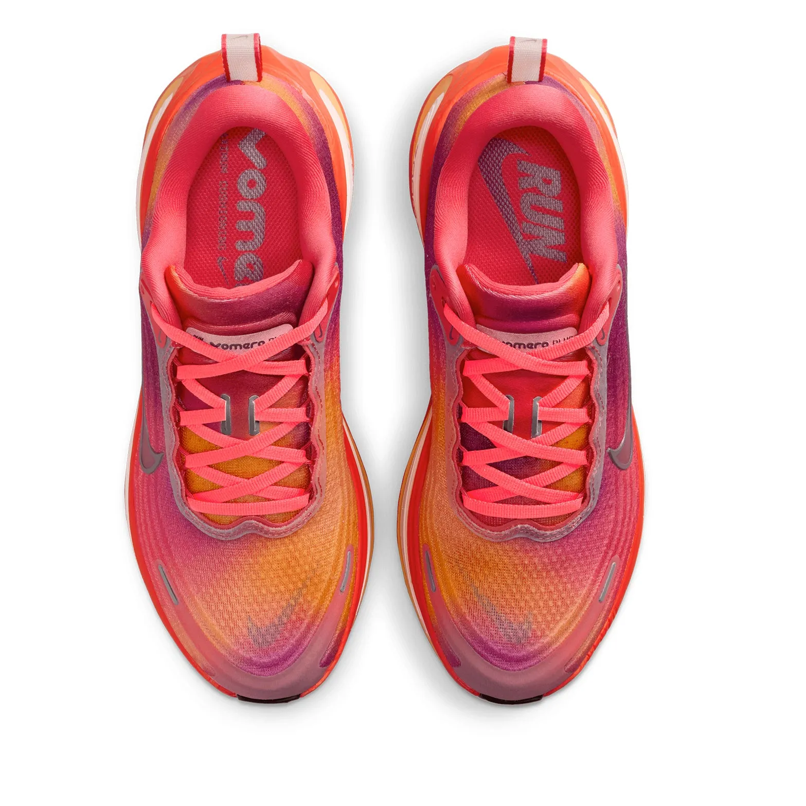 Women's Vomero Plus Running Shoes Ember Glow / Marrakesh / Washed Coral / Bordeaux Hyperelastic Polymer Compound