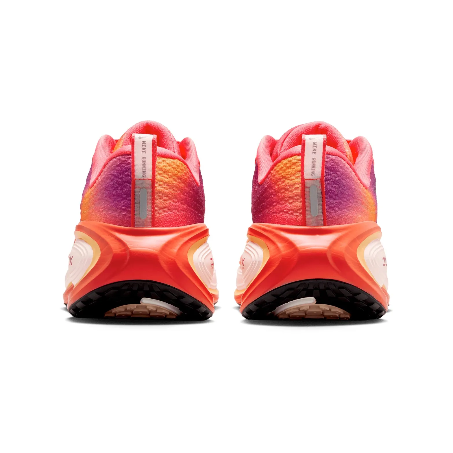 Women's Vomero Plus Running Shoes Ember Glow / Marrakesh / Washed Coral / Bordeaux Adaptive Lacing Harness moisture - wicking socks