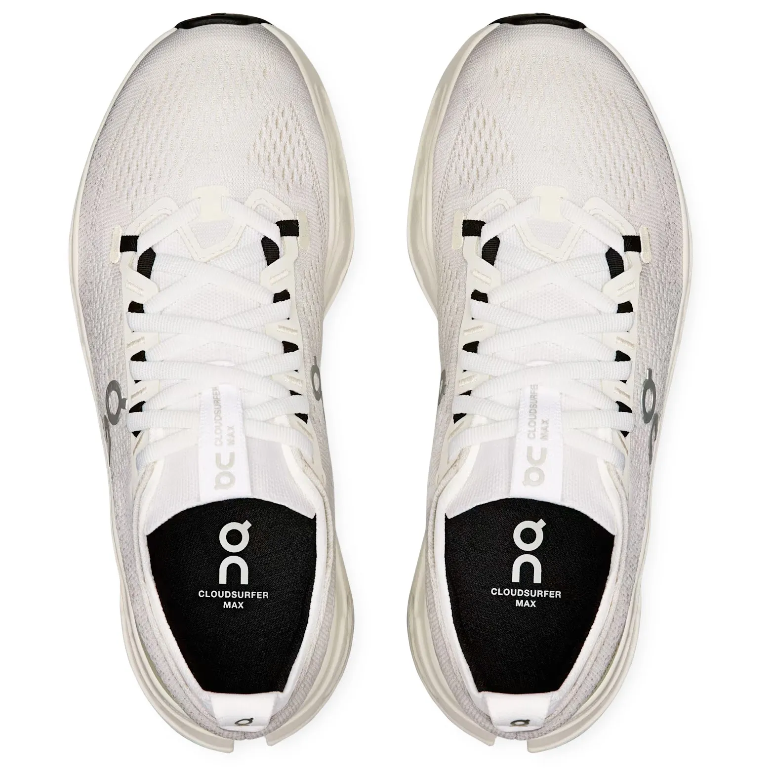 Women's Cloudsurfer Max Running Shoes White / White night run shoes