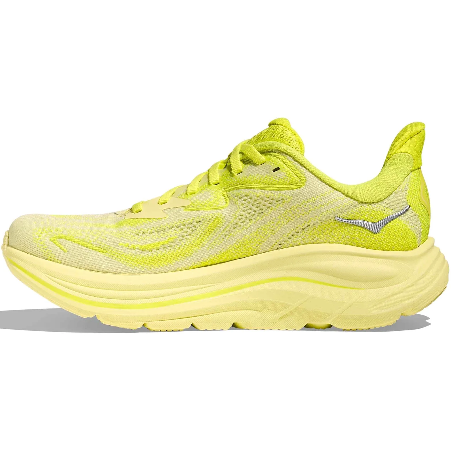 running in a crater area shoes Breathable - mesh Women's Clifton 10 Running Shoes Neon Hoka Citrus / Sunlight