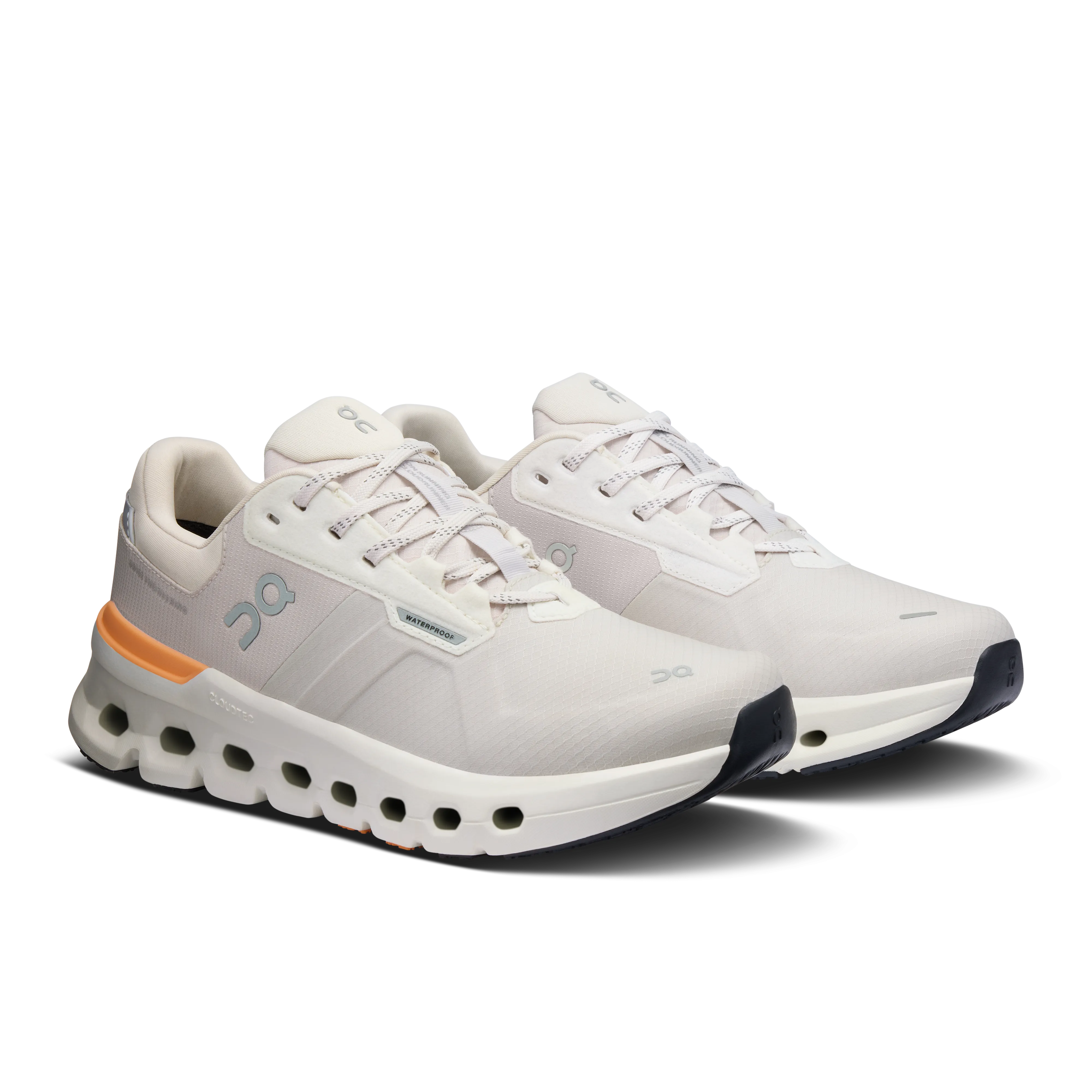 Shock Absorbing Outsole Women's Cloudrunner 2 Waterproof Running Shoes Wolf / Tangerine