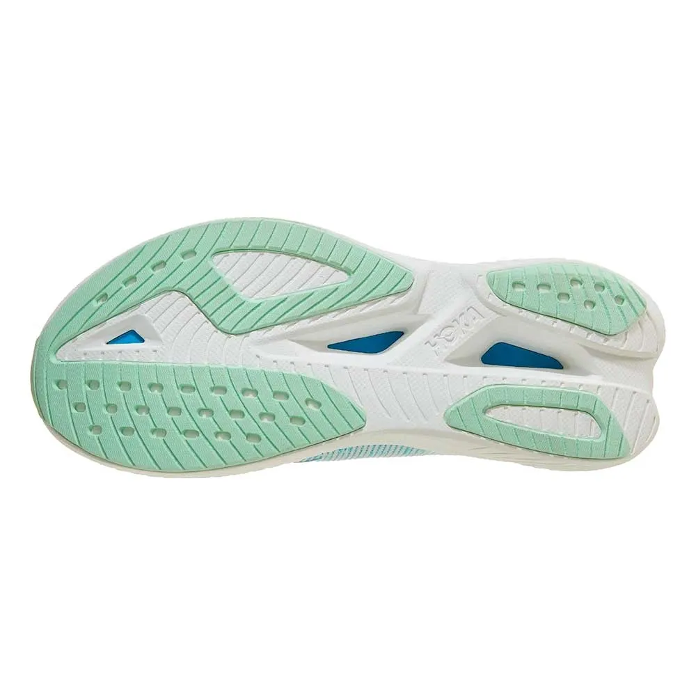 Women's Mach X2 Running Shoe - Snow Melt/Blue Spark - Regular (B) Contoured Footbed Geometry